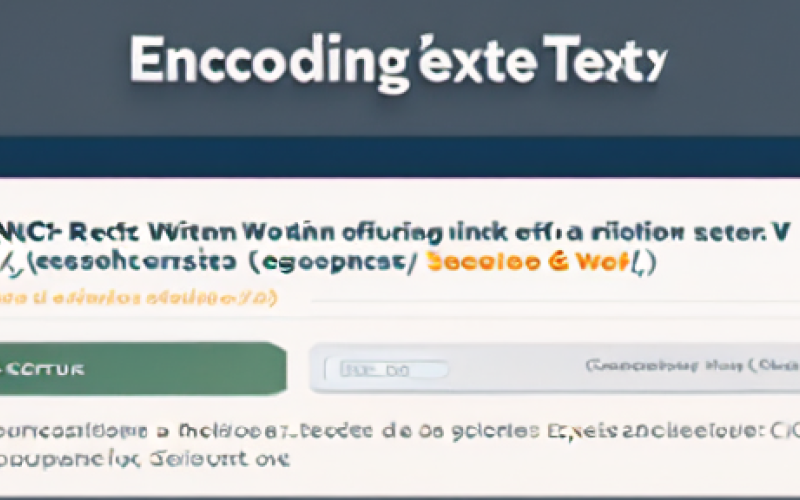 خدمة ترميز نص كتابي او رابط صفة ويب 